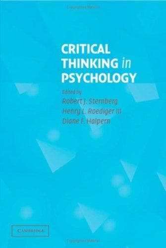 Cover image for Critical Thinking in Psychology