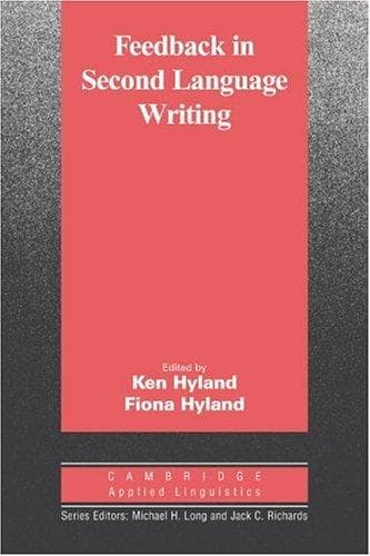 Cover image for Feedback in Second Language Writing