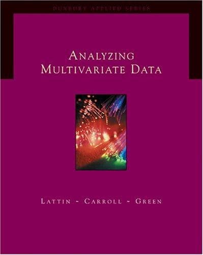 Cover image for Analyzing Multivariate Data (with CD-ROM) (Duxbury Applied Series)
