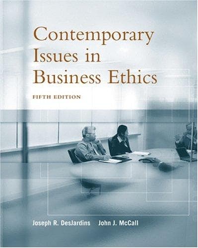 Cover image for Contemporary Issues in Business Ethics