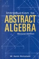 Cover image for Introduction to abstract algebra