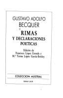 Cover image for Rimas y declaraciones poéticas