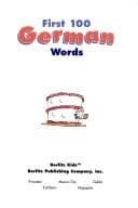 Cover image for First 100 German words