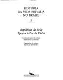 Cover image for História da vida privada no Brasil