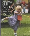 Cover image for Abnormal child psychology