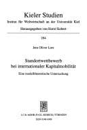 Standortwettbewerb bei internationaler Kapitalmobilität