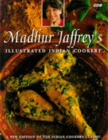 Cover image for Madhur Jaffrey's Illustrated Indian Cooking
