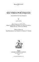 Cover image for Œuvres poétiques
