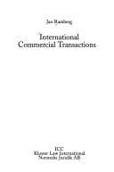 Cover image for International commercial transactions
