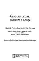 Cover image for German legal system & laws