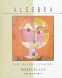 Cover image for Algebra for college students