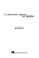 Cover image for Le phénomène régional au Québec