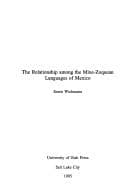 The relationship among the Mixe-Zoquean languages of Mexico