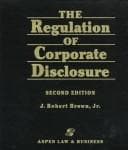 Cover image for The regulation of corporate disclosure