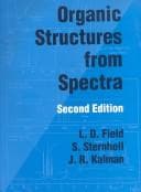 Cover image for Organic structures from spectra.
