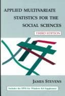 Cover image for Applied multivariate statistics for the social sciences
