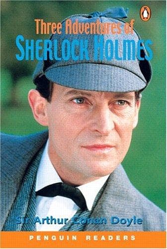 Cover image for Three Adventures of Sherlock Holmes