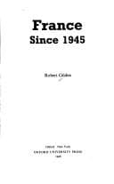 Cover image for France since 1945