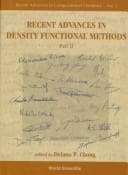 Cover image for Recent advances in density functional methods