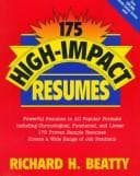 Cover image for 175 high impact resumes