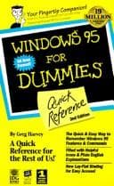 Cover image for Windows 95 for dummies quick reference