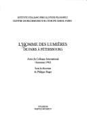 L'homme des Lumières de Paris à Pétersbourg
