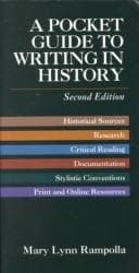 Cover image for A pocket guide to writing in history