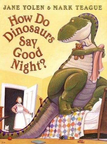Cover image for How do dinosaurs say goodnight?