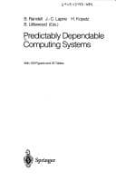 Cover image for Predictably dependable computing systems