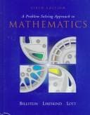 Cover image for A problem solving approach to mathematics