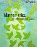 Cover image for Mathematics for elementary school teachers