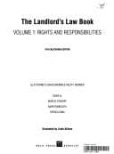 Cover image for The landlord's law book