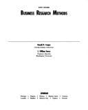 Cover image for Business research methods