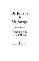 Cover image for Dr. Johnson & Mr. Savage