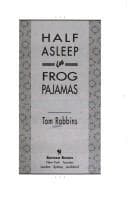 Cover image for Half asleep in frog pajamas