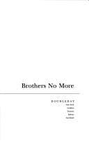 Cover image for Brothers no more