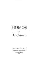 Cover image for Homos