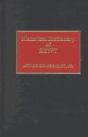 Cover image for Historical dictionary of Egypt
