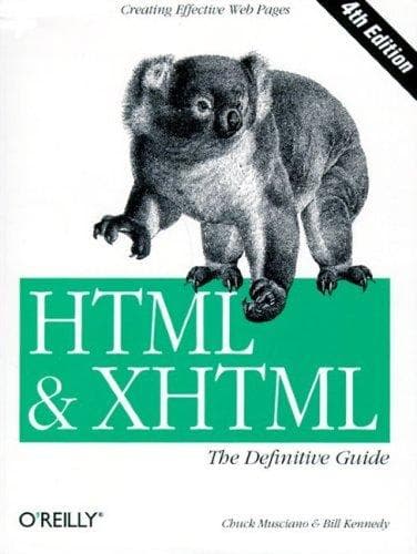 Cover image for HTML & XHTML