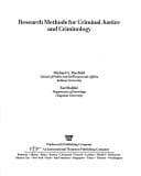 Cover image for Research methods for criminal justice and criminology