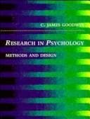 Cover image for Research in psychology