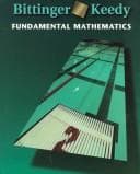 Cover image for Fundamental mathematics