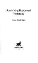Cover image for Something happened yesterday