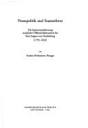 Pressepolitik und Staatsreform