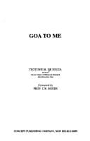 Cover image for Goa to me