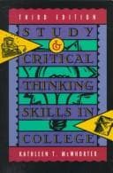 Cover image for Study and critical thinking skills in college