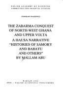 The Zabarma conquest of north-west Ghana and upper Volta