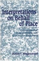 Cover image for Interpretationson behalf of place