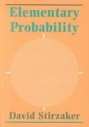 Cover image for Elementary probability
