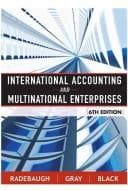 Cover image for International accounting and multinational enterprises